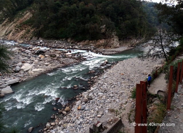 Madhuganga-Mandakini River Confluence (Guptkashi Kalimath Road, Uttarakhand, India)