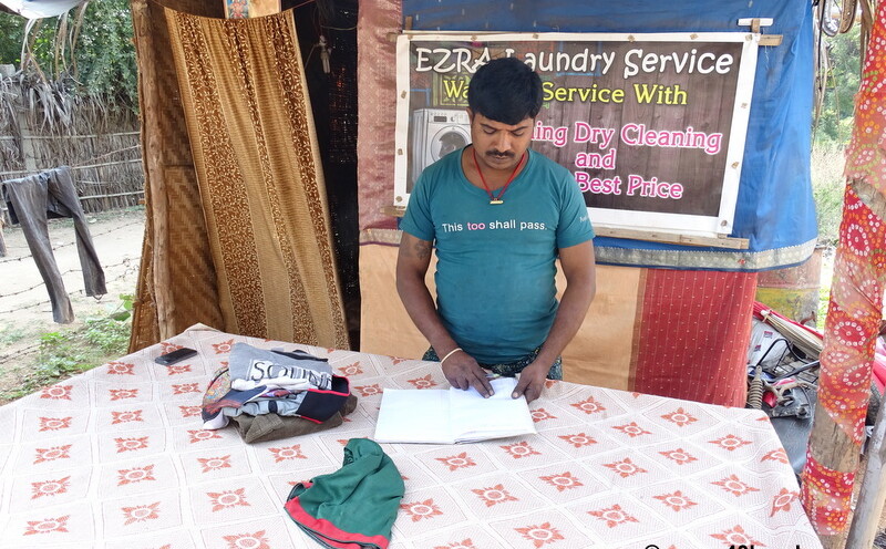 Ezra Laundry Service, Virupapur Gaddi (Hampi), Karnataka, India