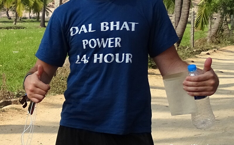 Nepali Saying About Dal Bhat on T-shirt