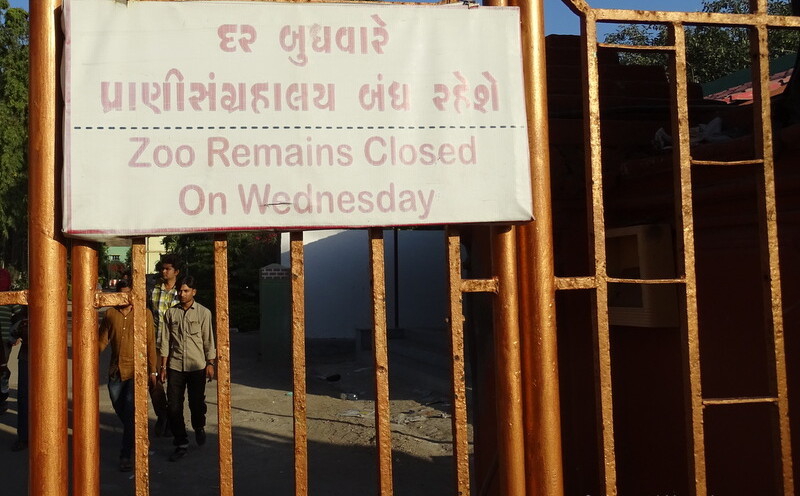 Sakkarbaug Zoo (Junagadh, Gujarat, India) Wednesday Closed