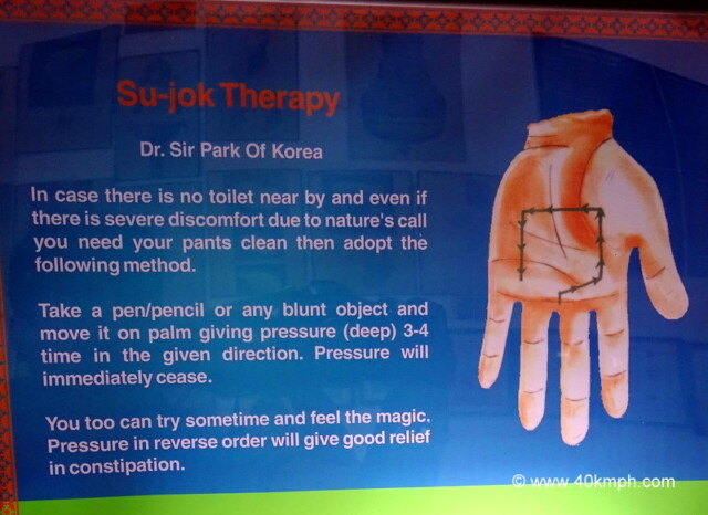 In Case There is No Toilet Nearby, Apply Su-Jok Therapy