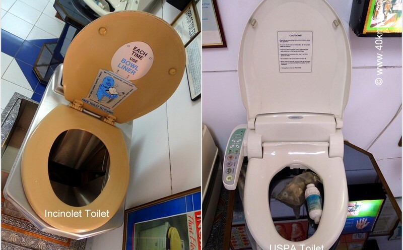 Incinolet and USPA Toilet