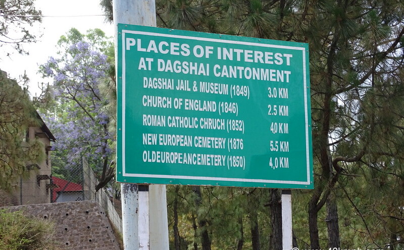 Places of Interest at Dagshai in Himachal Pradesh, India