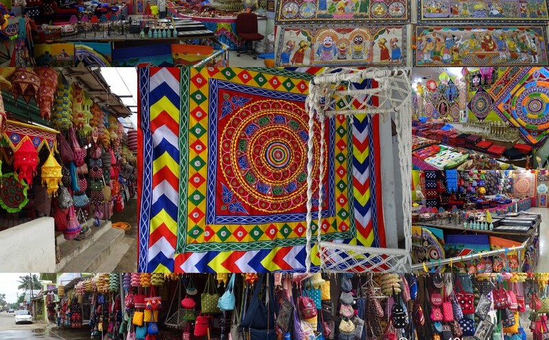 Applique Works at Pipli in Puri, Odisha, India