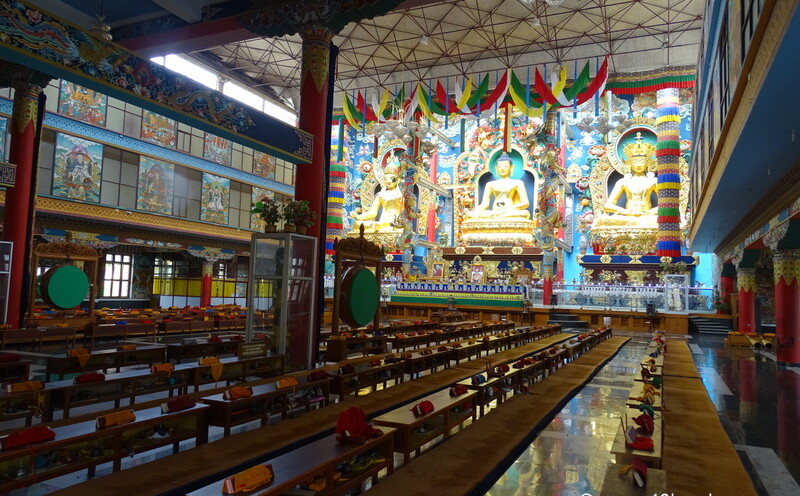 Golden Temple at Kodagu in Karnataka, India