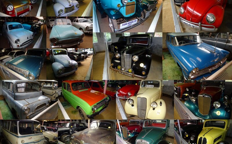 Vintage Cars near Madikeri Town in Karnataka, India
