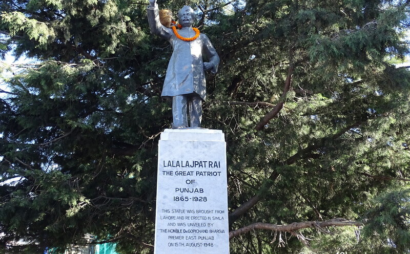 Lala Lajpat Rai Re-erected Statue in Shimla, Himachal Pradesh, India