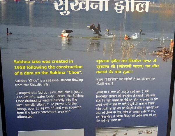 When was Sukhna Lake (Chandigarh, India) Created