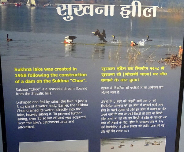 When was Sukhna Lake (Chandigarh, India) Created