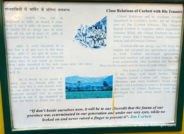 About: Close Relations of Corbett with His Tenants