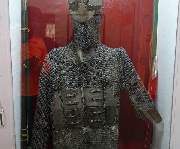 Armour of Maharana Pratap kept in City Palace, Udaipur, Rajasthan, India