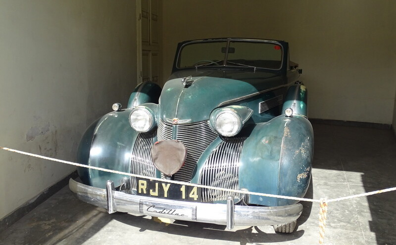 Cadillac 5 Seater Cony. Sedan 1938 USA at Vintage And Classic Car Collection, The Palace, Udaipur, India