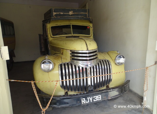 Chevrolet Truck 1946 USA at Vintage And Classic Car Collection, The Palace, Udaipur, India