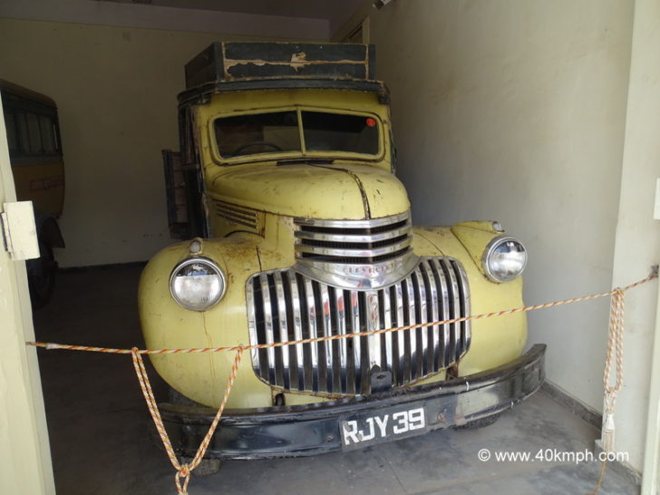 Chevrolet Truck 1946 USA at Vintage And Classic Car Collection, The Palace, Udaipur, India