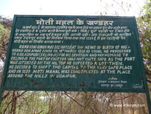 About: Ruins of Moti Mahal (Udaipur, Rajasthan, India)