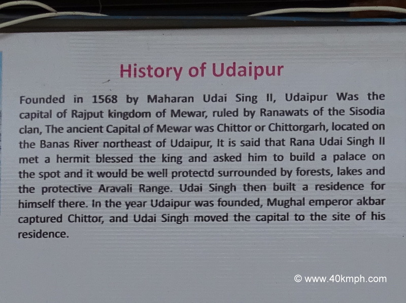 History of Udaipur – Founded in 1568