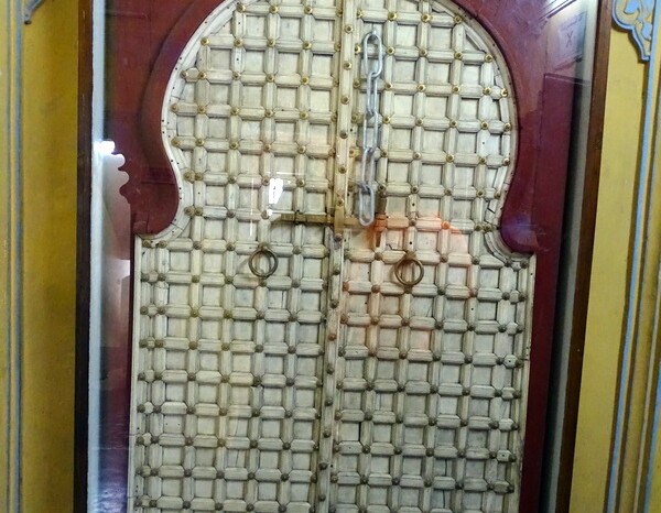 Ivory Door at City Palace, Udaipur, Rajasthan, India