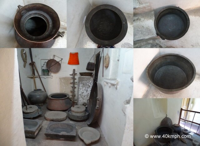 Kitchen Utensils at City Palace, Udaipur, Rajasthan, India