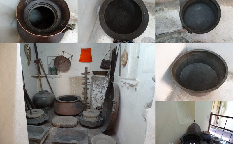 Kitchen Utensils at City Palace, Udaipur, Rajasthan, India