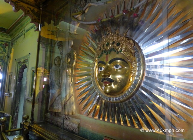 Sun Emblem, City Palace, Udaipur, Rajasthan, India