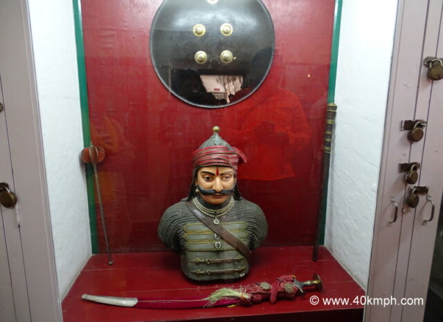 Weapon of Maharana Pratap kept in City Palace, Udaipur, Rajasthan, India