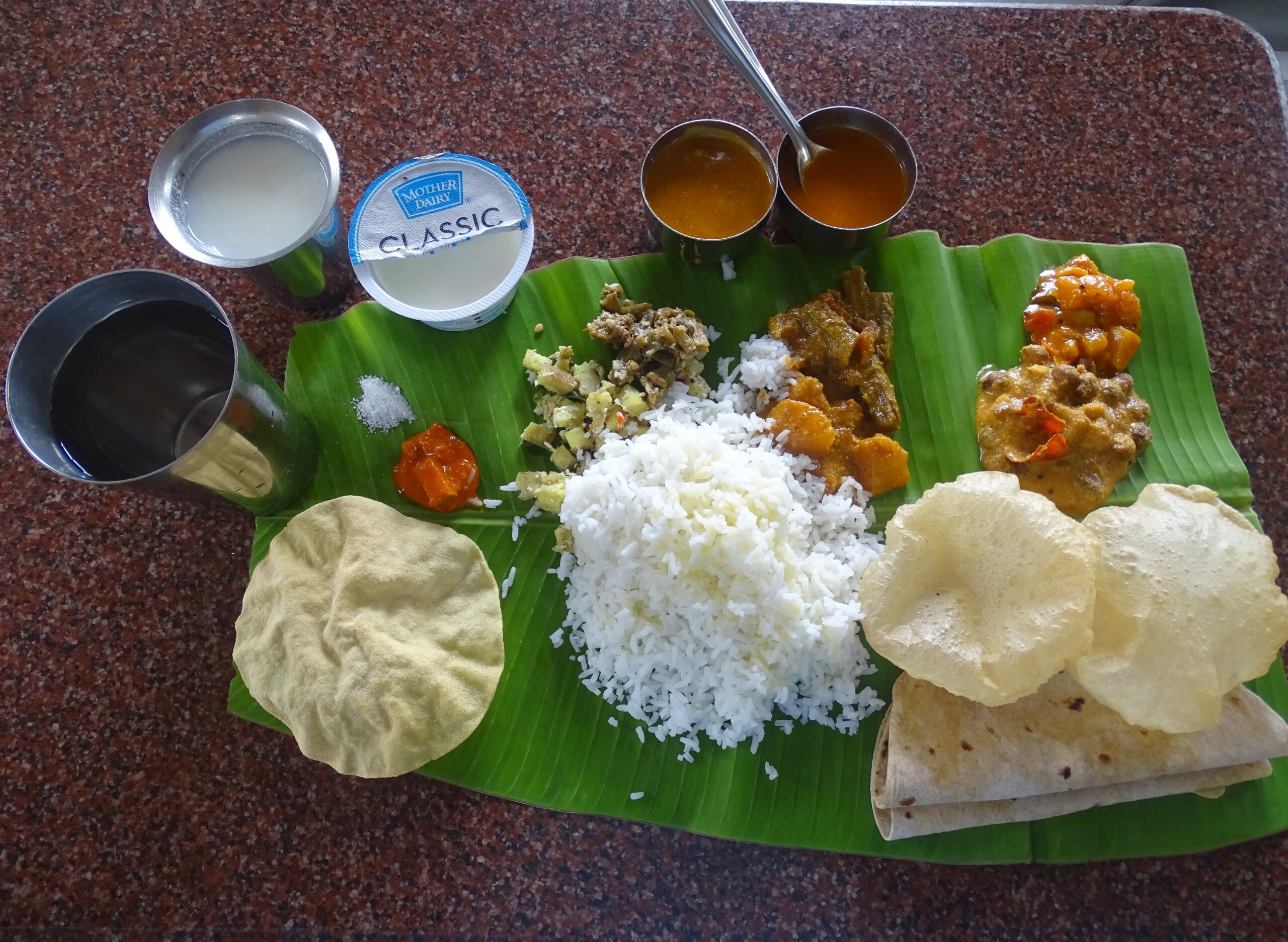 Lunch (11.12.2020) at A. Rama Nayak's Udipi Shri Krishna Boarding, Matunga Central Railway Station, Mumbai- 19