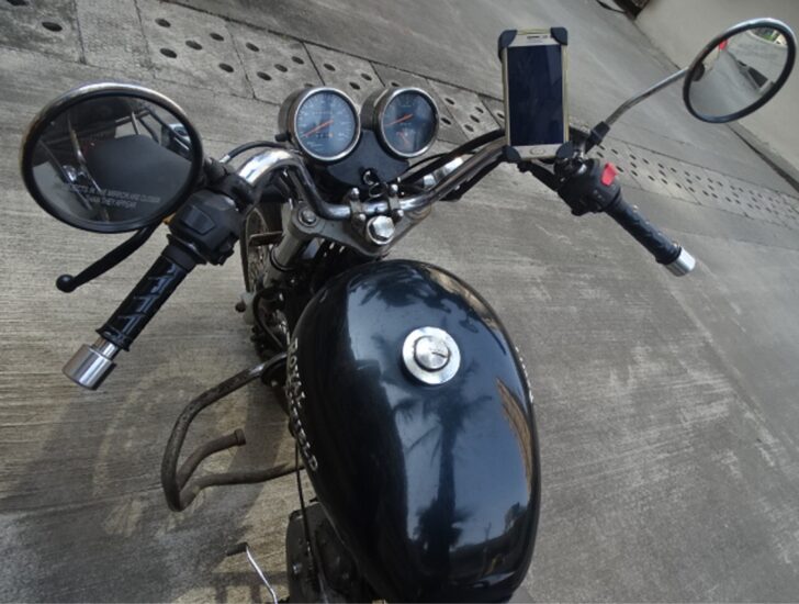 Glito Bike Mobile Phone Holder - RE Thunderbird Twinspark 350