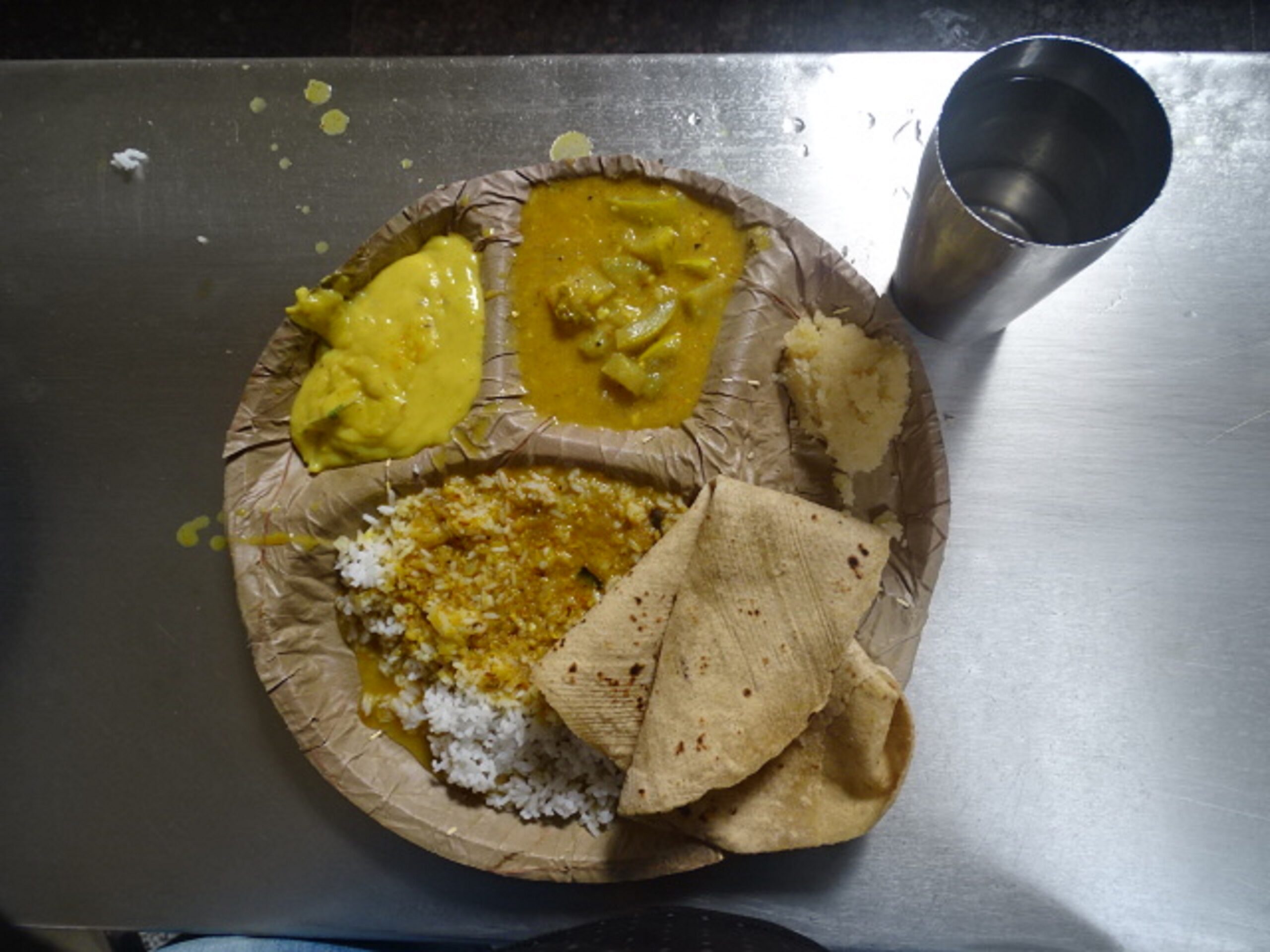 Free Prasad Meal at Shree Sai Prasadalay in Shirdi, Maharashtra, India