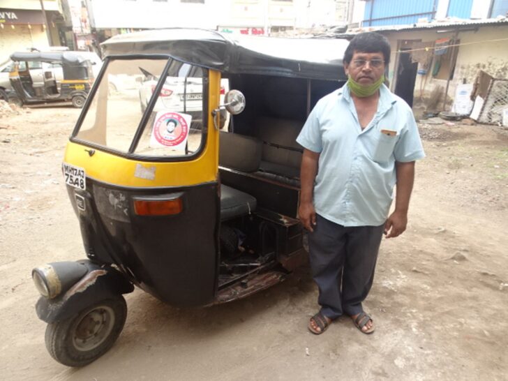 Subhash's Petrol Auto Rickshaw in Shirdi, Maharashtra, India