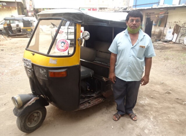 Subhash's Petrol Auto Rickshaw in Shirdi, Maharashtra, India