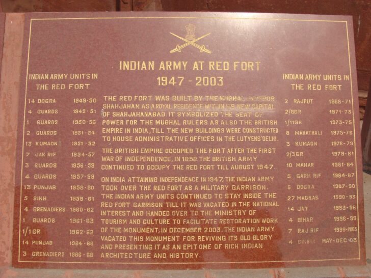 About: Indian Army at Red Fort (Old Delhi, India) 1947 - 2003