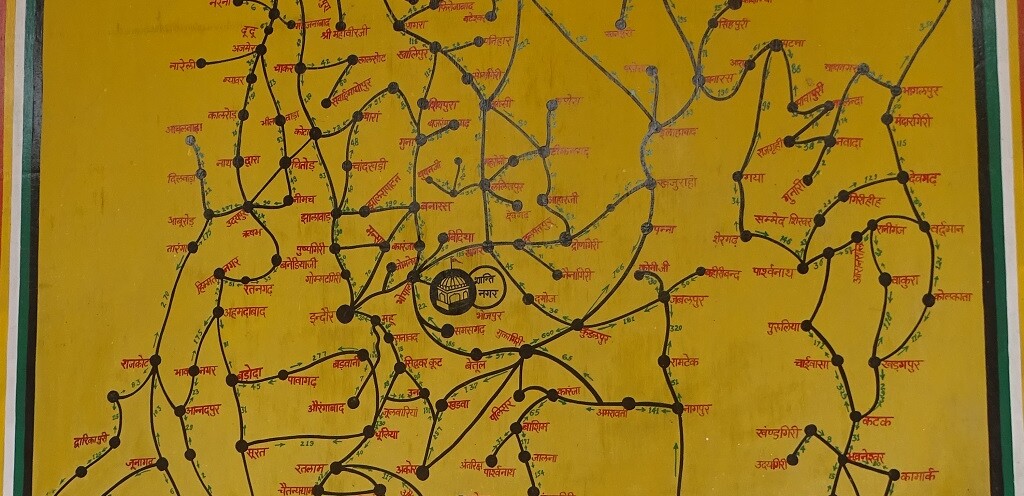 The Navigation of Digambar Jain Pilgrimage Places of India including Kilometer by Road