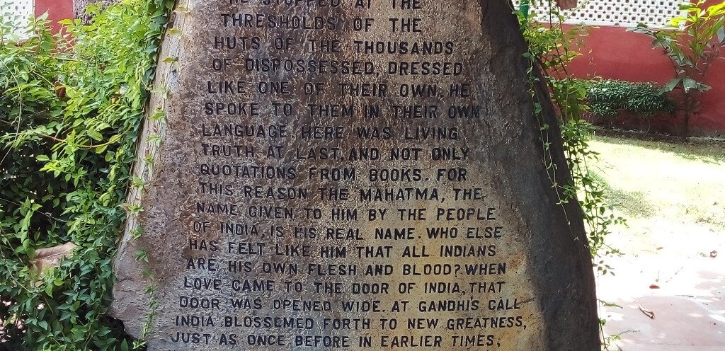 Gandhi A Living Truth - Quote by Rabindranath Tagore