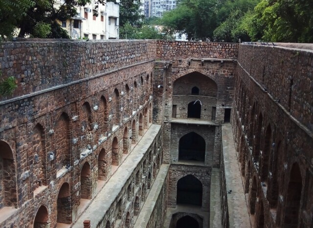 Ugrasen ki Baoli (stepwell), Hailey Road, New Delhi, India
