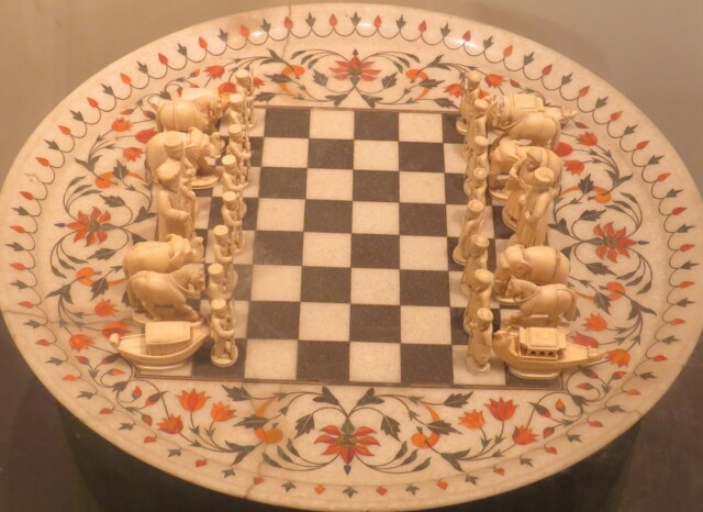 19th Century Marble & Ivory Chess Board (Murshidabad)