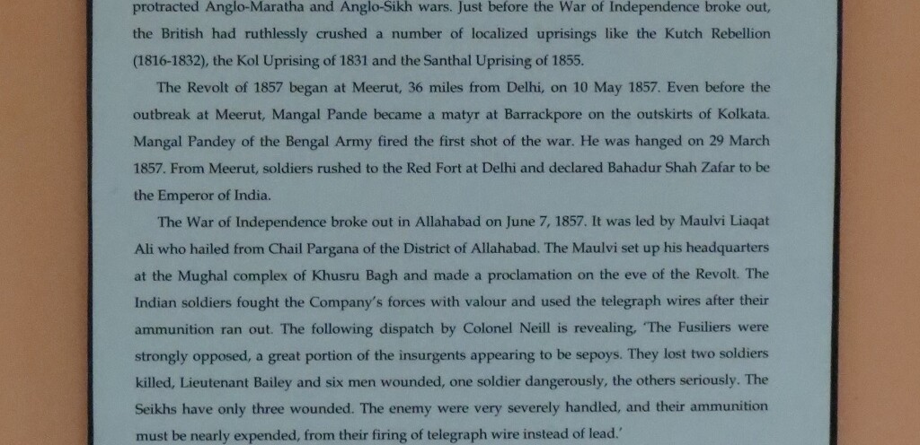 About - First War of Indian Independence, 1857
