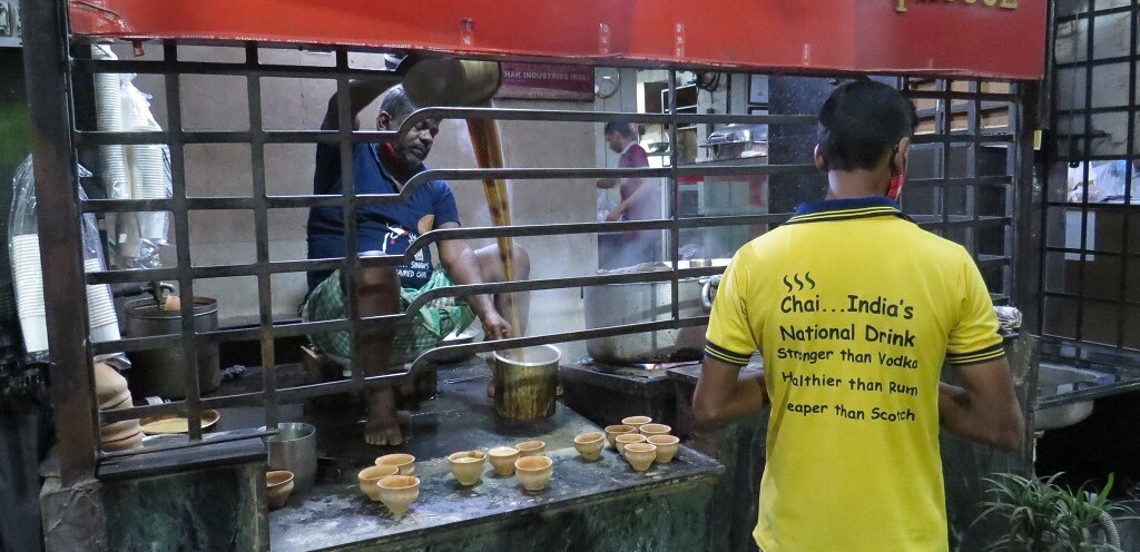 Quote on Chai (tea) at Balwant Singh's Eating House (Kolkata, India)