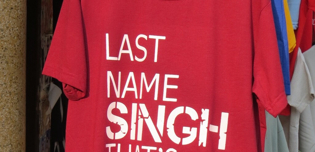 T-shirt Quote on Singh Sardar