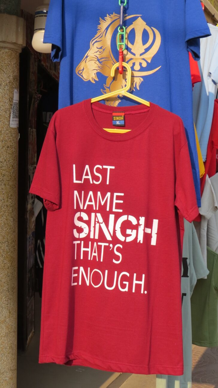 T-shirt Quote on Singh Sardar