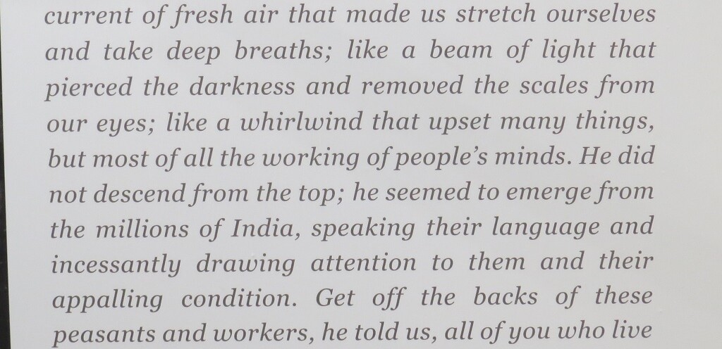 Gandhi in Jawaharlal's Words