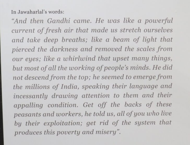 Gandhi in Jawaharlal's Words
