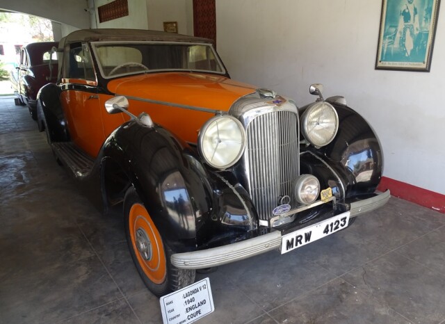 1940 Lagonda V 12 (England) at Auto World Museum, Ahmedabad (Gujarat, India)