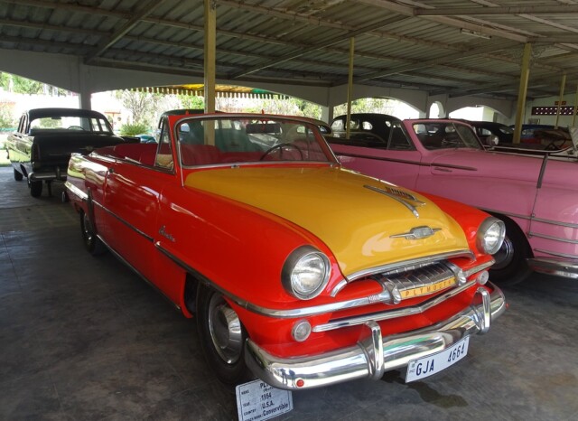 1954 Plymouth (U.S.A.) at Auto World Museum, Ahmedabad (Gujarat, India)