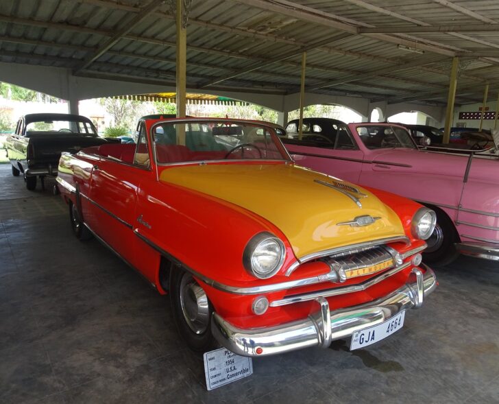 1954 Plymouth (U.S.A.) at Auto World Museum, Ahmedabad (Gujarat, India)
