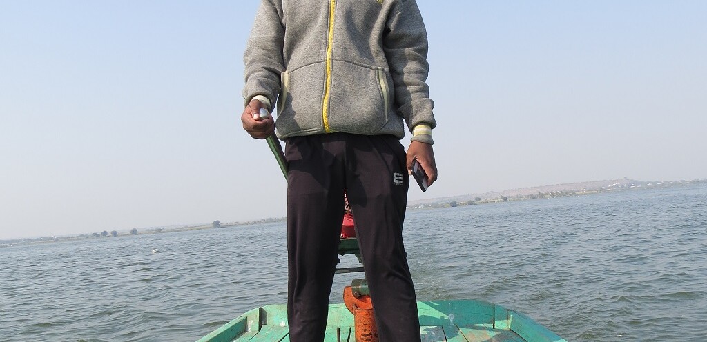 Sunil Bohi - Boatman at Kumbhargaon (Bhigwan Bird Sanctuary, Pune - Maharashtra, India)