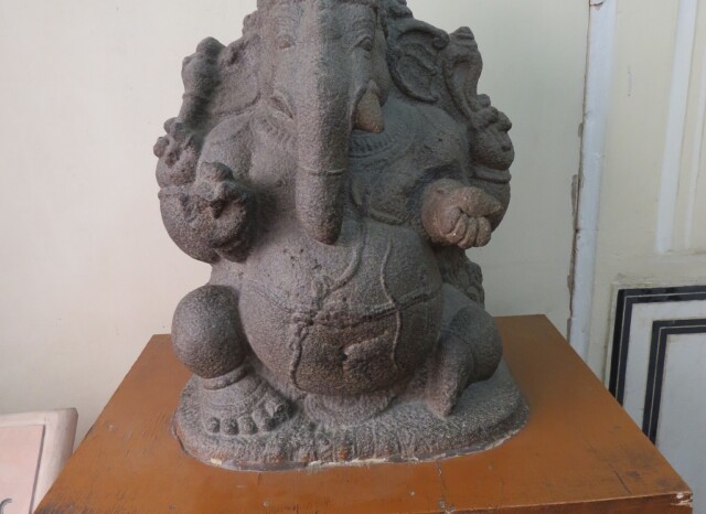 14th-15th Cent. A.D. Seated Four Handed Ganesha