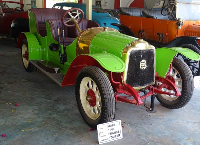 1906 Mors (France) at Auto World Museum, Ahmedabad (Gujarat, India)