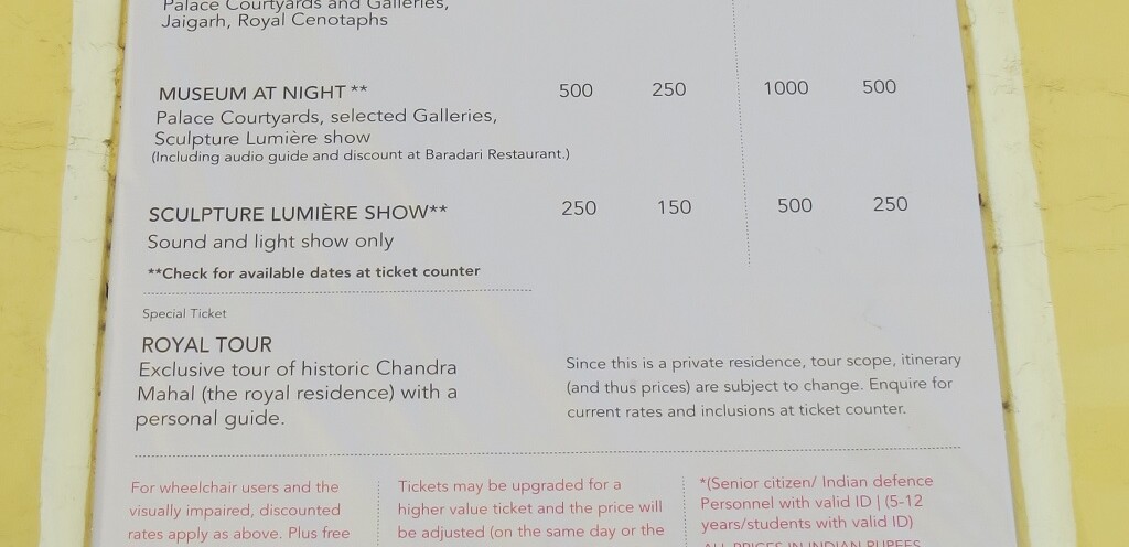 City Palace (Jaipur, Rajasthan, India) Tickets, Timings & Tourist Guide Rates