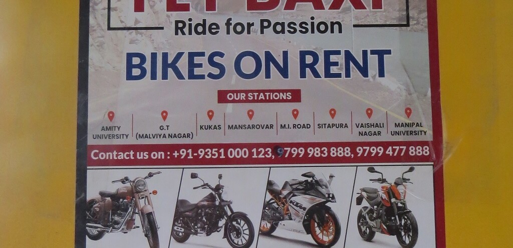 FLY BAXI - Bikes on Rent in Jaipur (Rajasthan, India)