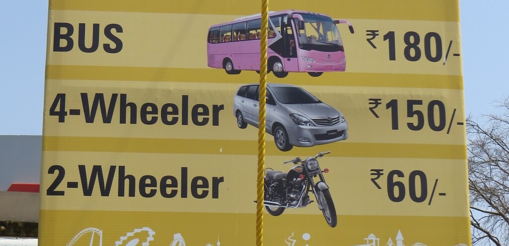 Parking Rates for/Water Kingdom/Bird Park/Tic Tac Tot in Mumbai (Maharashtra, India)